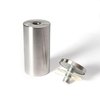 Outwater Round Standoffs, 3 in Bd L, Stainless Steel Brushed, 1-1/2 in OD 3P1.56.00097